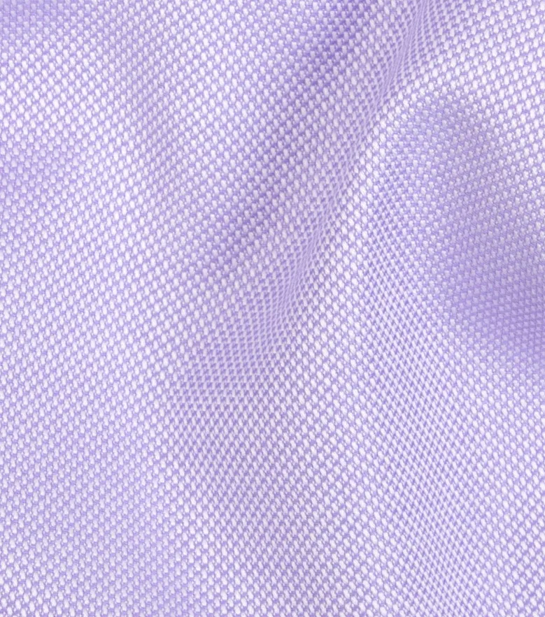 Chemise en Oxford Royal mauve facile à repasser