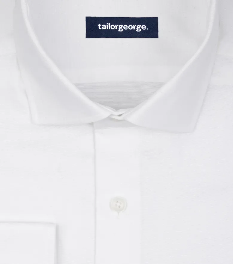 Chemise en Oxford uni blanc