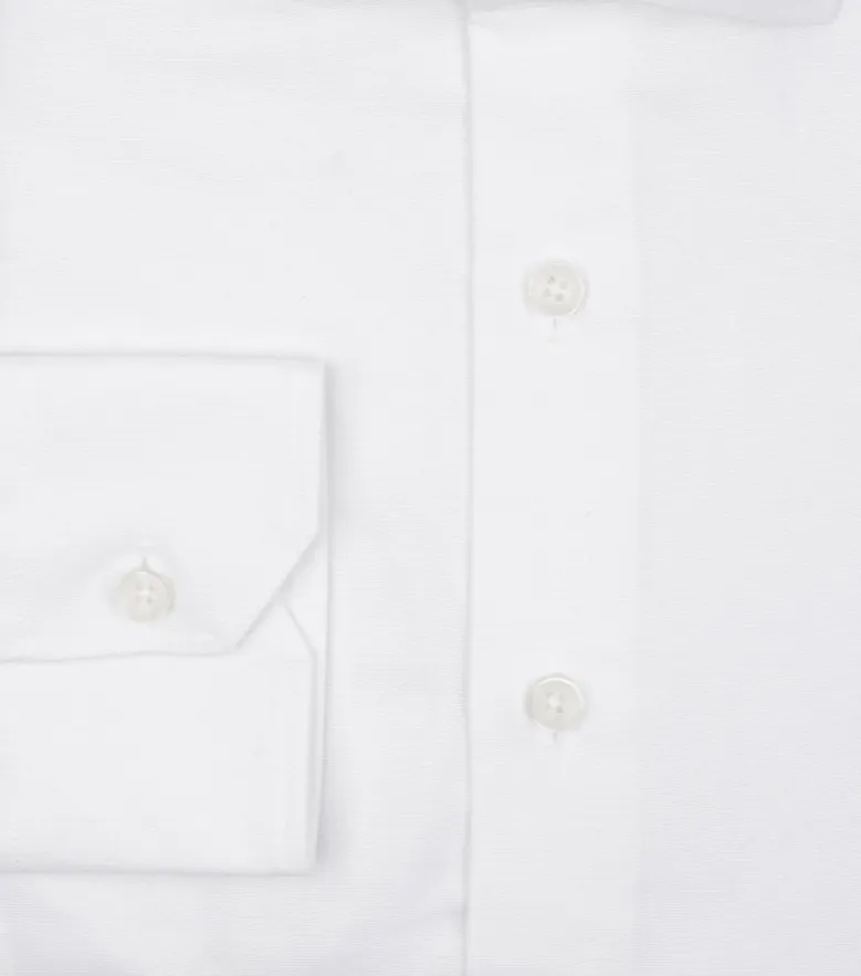 Chemise en Oxford uni blanc