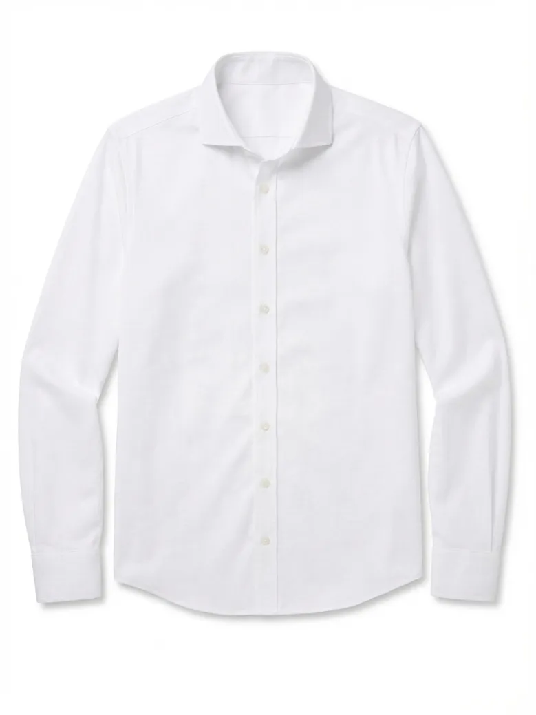 Chemise en Oxford uni blanc