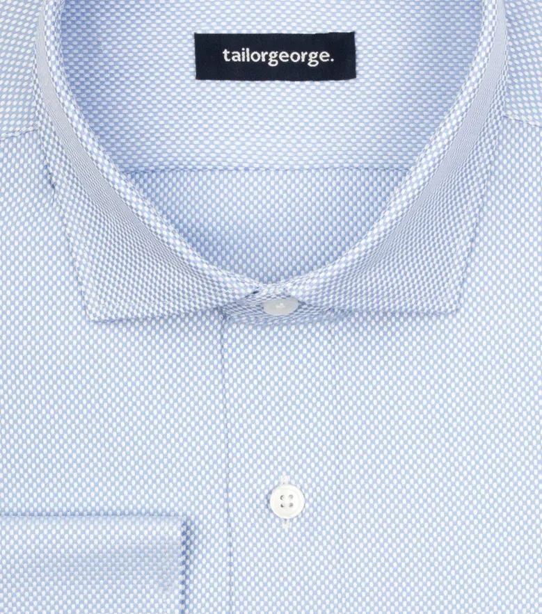 Chemise en Oxford Royal bleu ciel