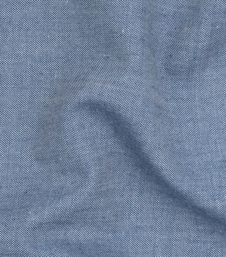 Chemise en Chambray bleu Indigo