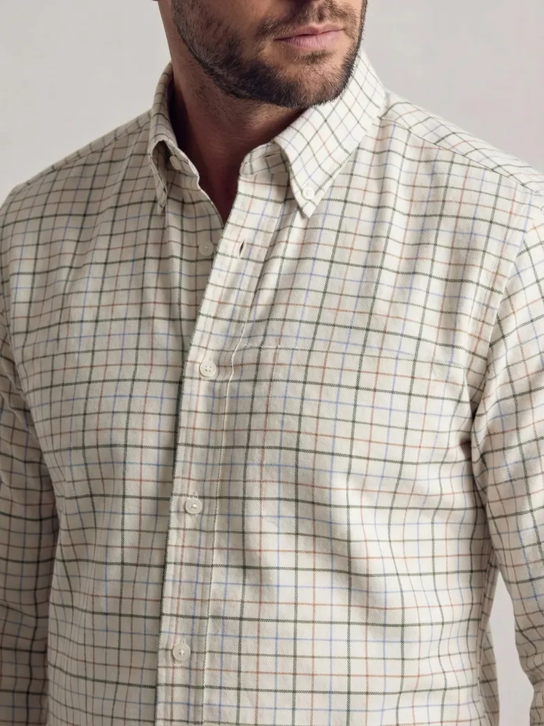 Chemise en flanelle légère et douce