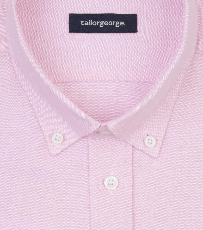 Chemise en Oxford uni rose