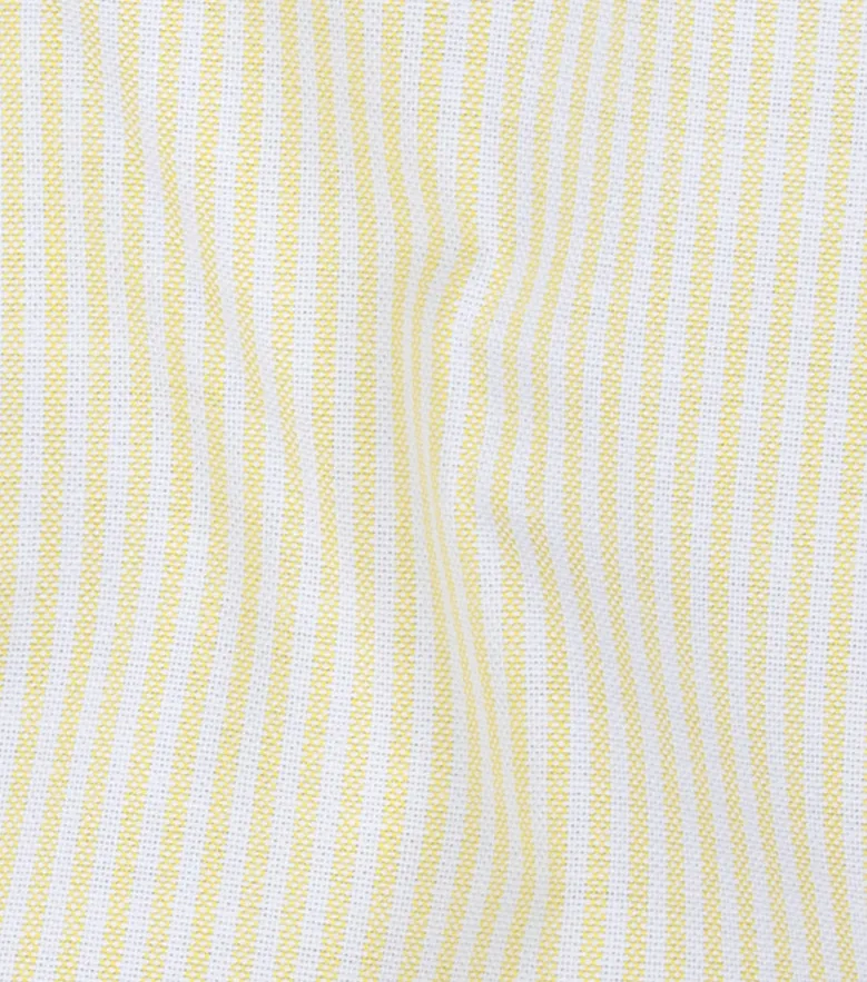 Chemise en Oxford à rayures Jaune