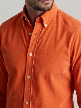 Chemise en velours côtelé épais
