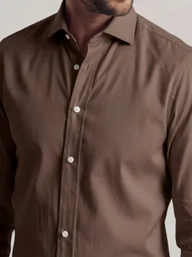 Chemise en gabardine épaisse
