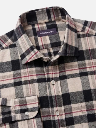 Chemise en lin épais