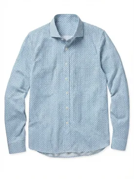 Chemise en popeline imprimée