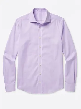 Gemakkelijk te strijken Royal Mauve Oxford overhemd