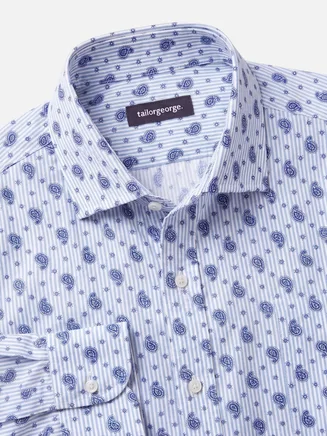 Chemise en popeline imprimée