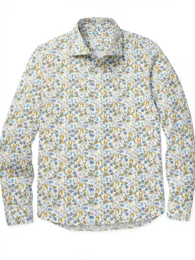 Chemise en popeline imprimée