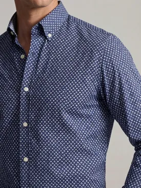 Chemise imprimé en fil-à-fil