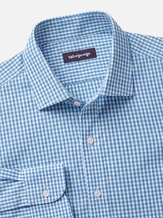 Chemise en popeline facile à repasser