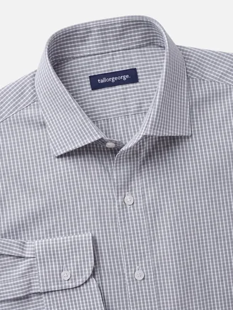Chemise en popeline facile à repasser