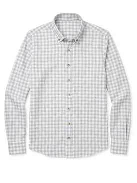 Ruiten grijs Flanel overhemd