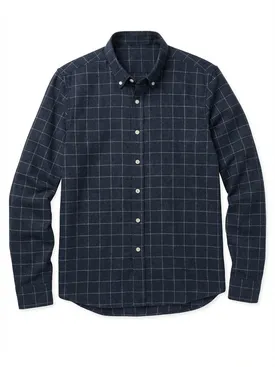 Grote Ruiten blauw Flanel overhemd