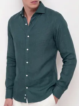 Chemise en lin épais et résistant